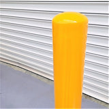 Safety Bollard with Fixings - 1200mm Yellow - OzSupply - Hardware, Spare Parts, Accessories