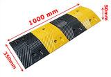 2x1m Rubber Speed Bumps with End Section - OzSupply - Hardware, Spare Parts, Accessories