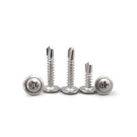 Self Drilling Stainless Steel Screws Button Head M4.2x38mm 50PCS/300PCS - OzSupply - Hardware, Spare Parts, Accessories