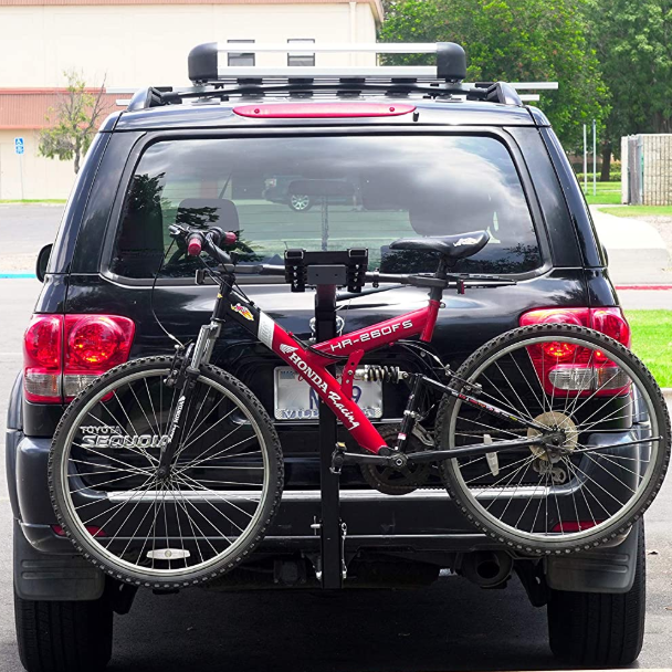 Bicycle Rack for Car Dual 4 Bike Carrier Hitch Mount