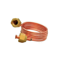 2PCS Copper Capillary Tube 900mm Length 1/4