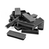 20x60MM - Rectangular Plastic End Caps - 10PCS/50PCS - OzSupply - Hardware, Spare Parts, Accessories