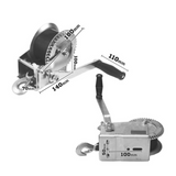 1200LBS Hand Winch 2-ways 15 Meter Synthetic Strap Manual Car Boat Trailer 4WD - OzSupply - Hardware, Spare Parts, Accessories