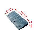 Set of Two - 10t Load Rubber Ramp with Fixings  (Pre-order) - OzSupply - Hardware, Spare Parts, Accessories