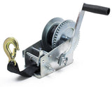 HAND WINCH, BOAT WINCH - 2000LB LOAD Synthetic STRAP 15M Strap - OzSupply - Hardware, Spare Parts, Accessories