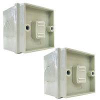 2PCS Weatherproof Single One Gang Toggle Power Switch - OzSupply - Hardware, Spare Parts, Accessories