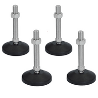 4pcs M20 x 200mm Adjustable Levelling Feet - Ball Joint - OzSupply - Hardware, Spare Parts, Accessories