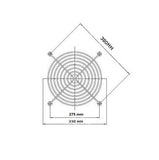 380mm Fan Guard/ Fan Cover for 350mm Fans - OzSupply - Hardware, Spare Parts, Accessories