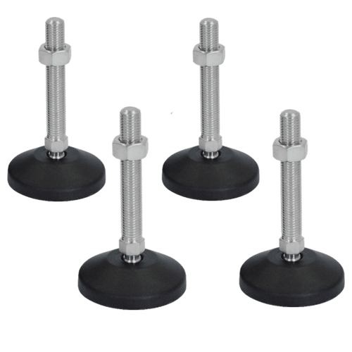 4pcs M12 x 100mm Adjustable Levelling Feet - Ball Joint - OzSupply - Hardware, Spare Parts, Accessories