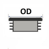 15x15MM - Square Plastic End Caps - 10PCS/50PCS - OzSupply - Hardware, Spare Parts, Accessories