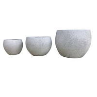 Large Outdoor Round Planter Pots - White Bowl Pots - OzSupply - Hardware, Spare Parts, Accessories