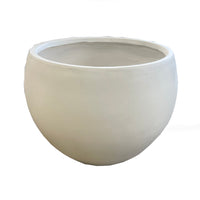 Large Outdoor Round Planter Pots - Pure White Bowl Pots - OzSupply - Hardware, Spare Parts, Accessories