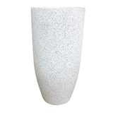 Round Large Tapered White Tall Planters - OzSupply - Hardware, Spare Parts, Accessories