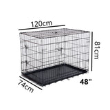 Collapsible 48 inch Dog Crate - OzSupply - Hardware, Spare Parts, Accessories